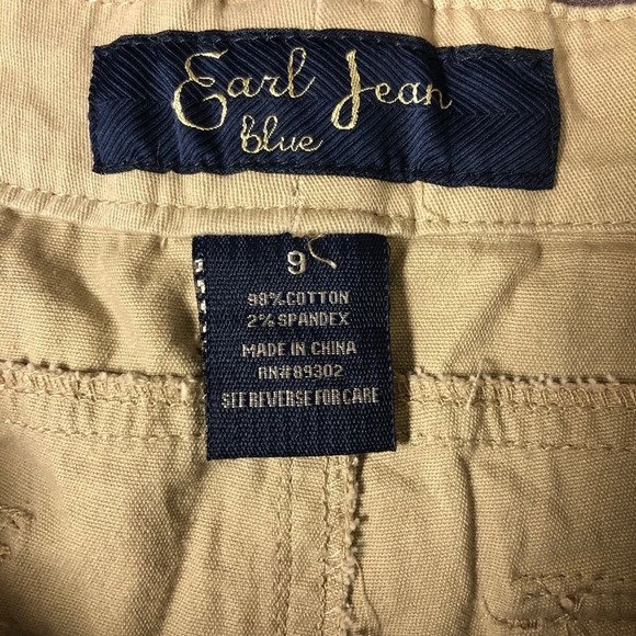 Earl JEAN khaki capri pant‎ 9 - Picture 3 of 4